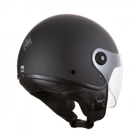 Tucano Urbano El Jettın Yarım Kask Mat Siyah X-SMALL
