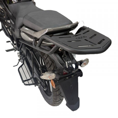 Tvs Raider 125 2023-2026 Uyumlu Arka Çanta Demiri Siyah