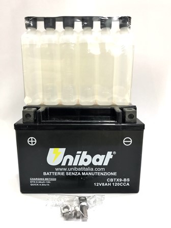 Unıbat Akü Cbtx9-bs 12v8ah Inazuma Mt-03 X-max250 X-max400 Sym Gts250i Joyrıde 200 Burgman Uh-200 An-400 Lıke-200