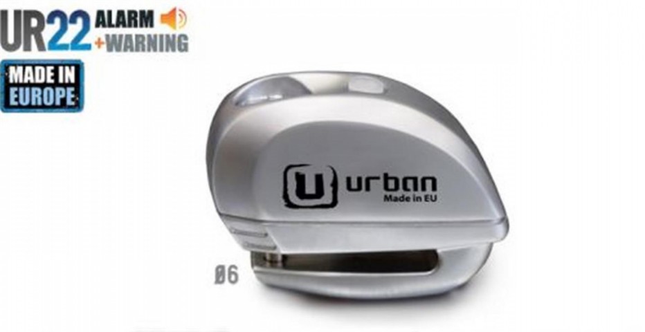 Urban Securıty Ur22 Alarmlı Disk Kilit Gri 6mm