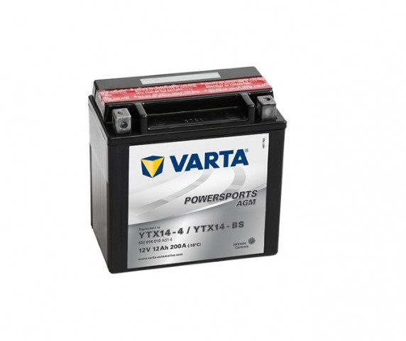 Varta Akü Ytx14-bs 12v12ah Bmw F 650 800 Gs K1200r S R1200gs Honda Vt750 1100 1300 C Hyosung Gt 250 650 R Kymco Xcıtıng 500