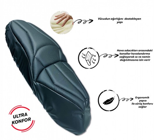 Vexo Konfor Sele Pedi Yamaha X-max 250 Honda Forza 250