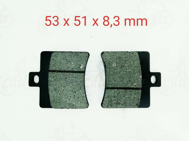 Volta Apec Apx5 150 Arka Fren Disk Balatası Fa298 Mondial Proostreet 125