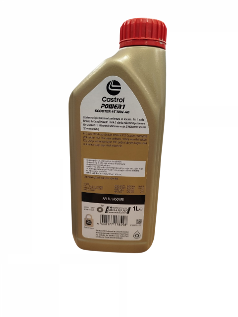 Yamaha Majesty125 Motor Yağı 1lt Scooter 10w40 Castrol