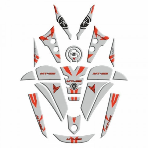 Yamaha Mt25 2020 - 2024 Uyumlu Full Tank Pad Set 008