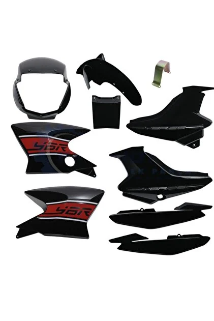 Yamaha Ybr 125 K Esd Kaporta Seti Siyah