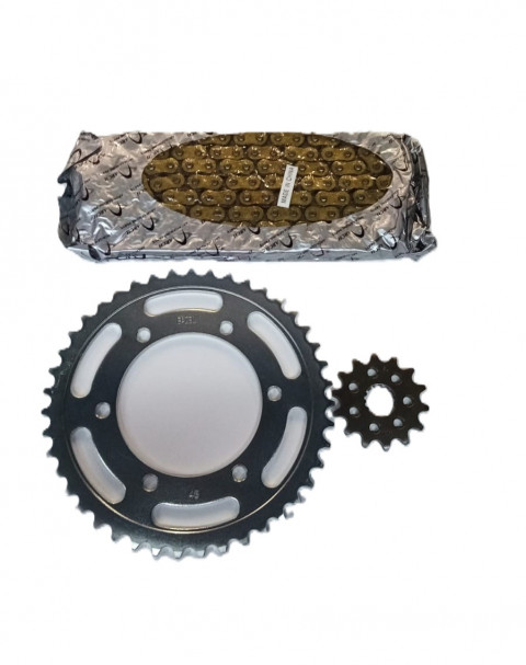 Yamaha Yzf-r25 Mt-25 Oringli Zincir Dişli Seti (gold Zincir Arch 120l - Dişli Bazel 14t - 43t)