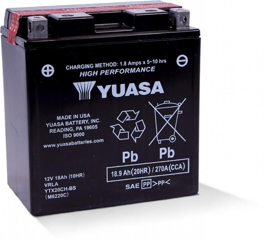 Yuasa Akü Ytx20ch-bs 12v18ah270a Bmw K 1600 Gt Honda Xl 1000 Varadero Xl 1000 Varadero Abs Moto Guzzi Norge 1200 Norge 1200 Abs