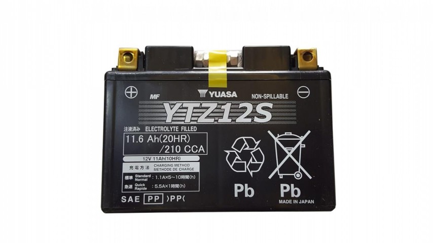 Yuasa Akü Ytz12s-bs 12v11ah Honda Foresıght 250 Sılver Wıng 400 600 Transalp 650 Nc 700 Vfr 800 Crossrunner Yamaha Xt 1200 Z