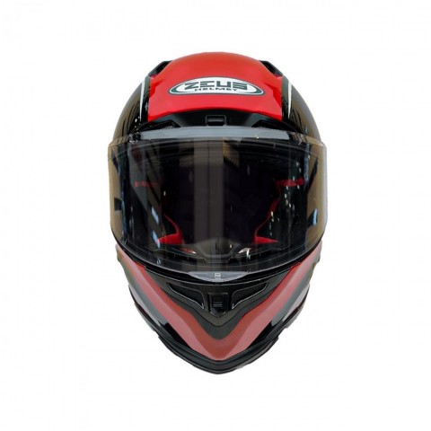 Zeus Zs-1800b Kapalı Kask Carbon Am9 Kırmızı