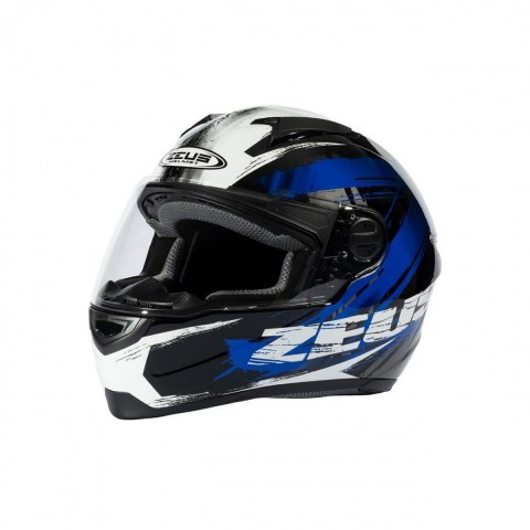 Zeus Zs-811a Al8 Kapalı Kask Siyah-mavi