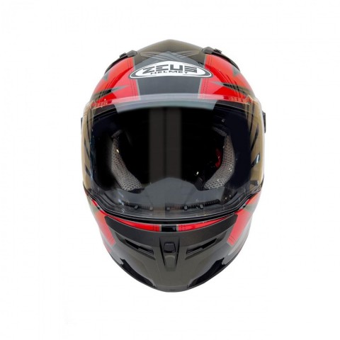 Zeus Zs-813a An36 Kapalı Kask Siyah-kırmızı