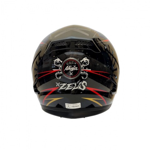 Zeus Zs-813a An36 Kapalı Kask Siyah-kırmızı