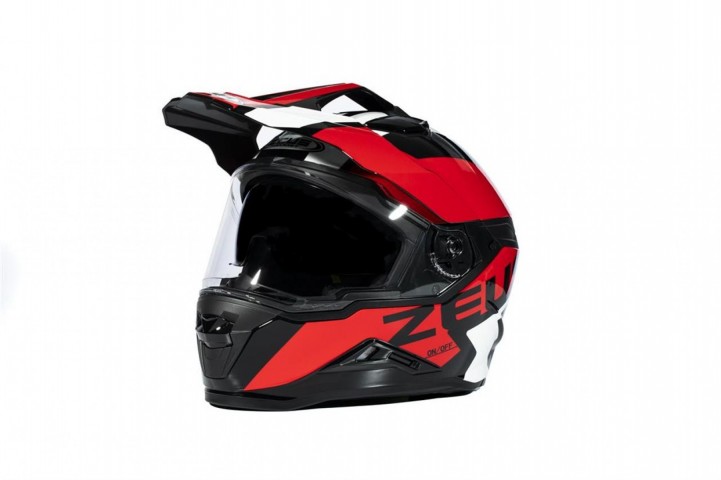 Zeus Zs-913 Bf8 Kapalı Kask Siyah-kırmızı