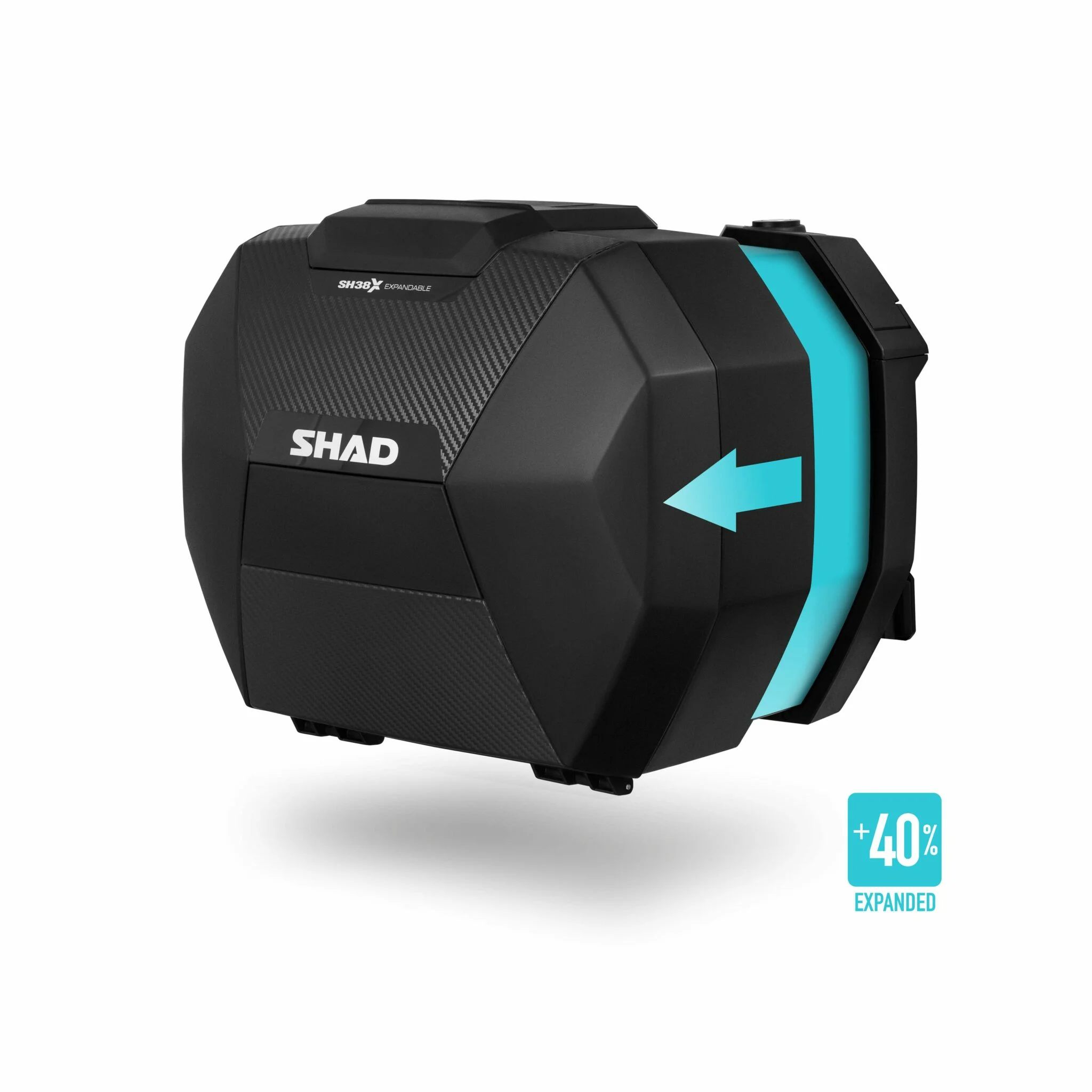 Shad Sh38x Yan Çanta Seti Expandable Genişleyebilir Carbon 38lt