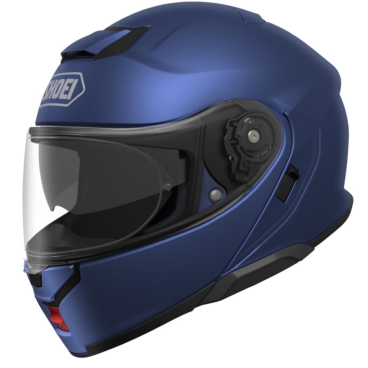 Shoeı Neotec 3 Mat Mavi Çene Açılır Kask LARGE