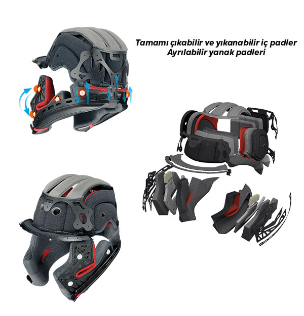 Shoeı X-spırıt 3 Aerodyne Tc-1 Kapalı Kask