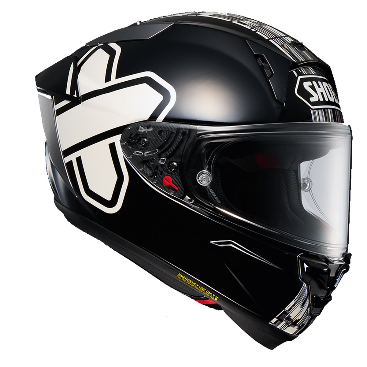 Shoeı X-spırıt Pro Cross Logo Tc-5 Kapalı Kask
