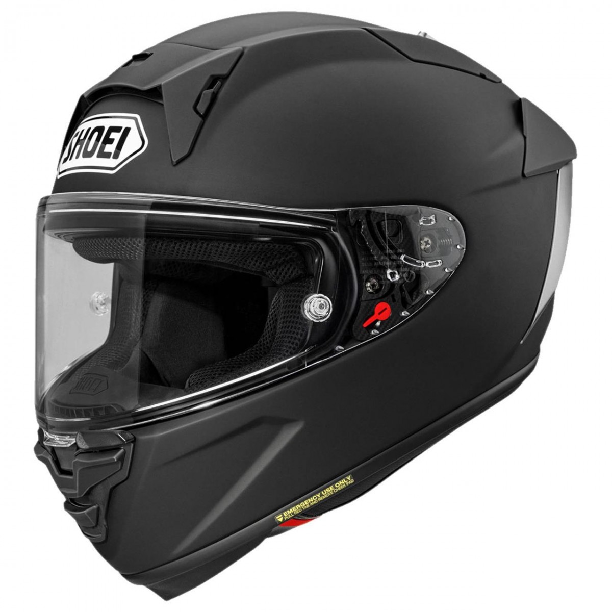 Shoeı X-spırıt Pro Mat Siyah Kapalı Kask
