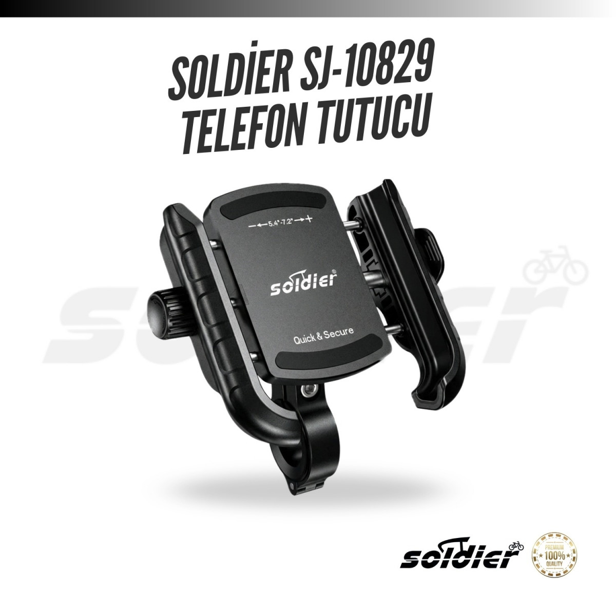 Soldıer Sj-10829 Telefon Tutucu Titreşim Modüllü (gidon Ve Ayna Bağlantı Aparatlı) Soldıer Sj-10829 Telefon Tutucu Titreşim Modüllü (gidon Ve Ayna Bağlantı Aparatlı)