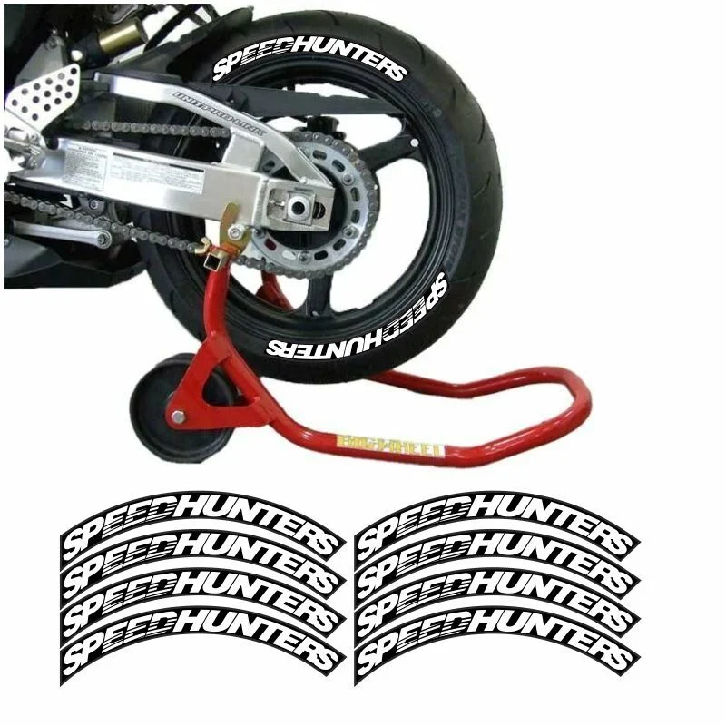 Speedhunter Beyaz 3d Lastik Yanak Yazısı