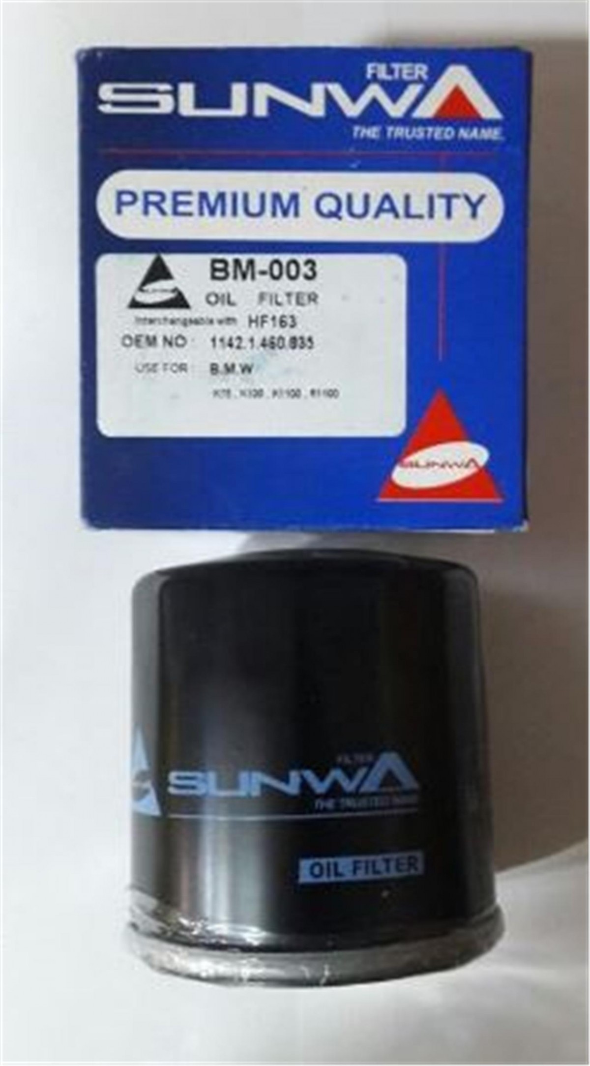 Sunwa Yağ Filtresi Mf-163 Bmw R 850 1100 1150 1200 K 1100 1200