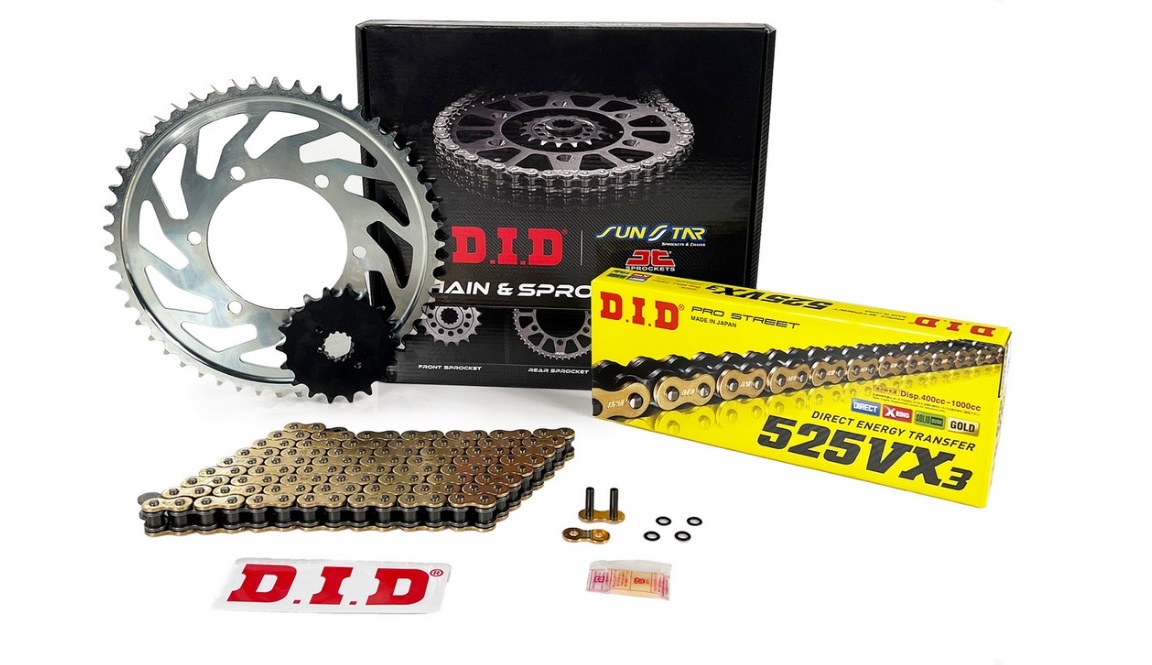 Suzuki Dl1000 V-strom 2014 - 2019 Zincir Dişli Seti Gold Vx3 Dıd (40417-17t - 1-4499-42t 525vx3 Gb-100ft Zj - 120l)