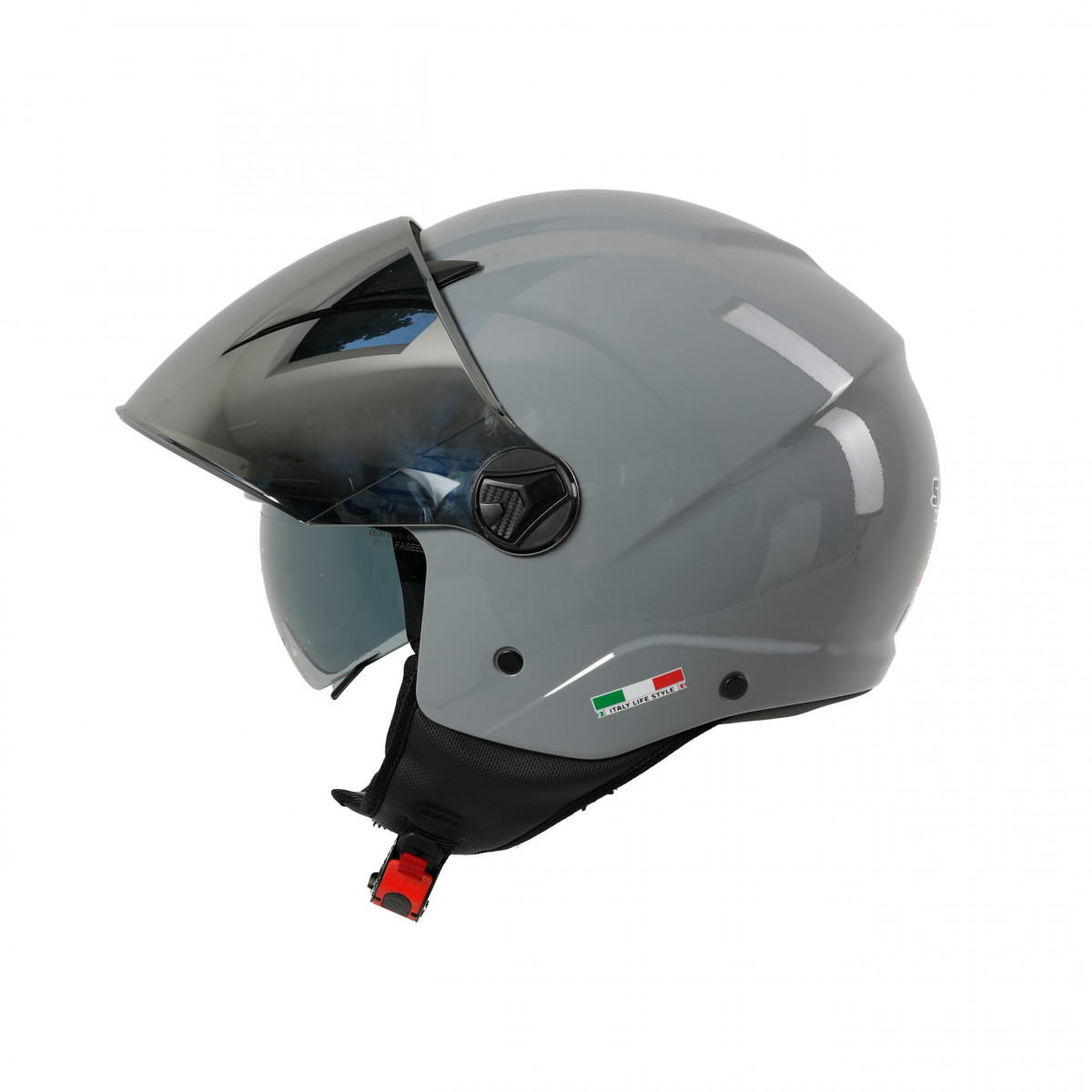 Sway Sw 765 Aynalı Vizörlü Yarım Kask Nardo Gri