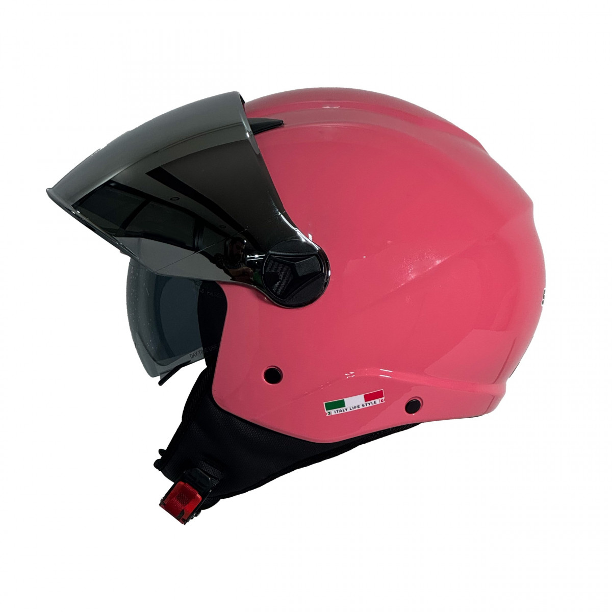 Sway Sw 765 Aynalı Vizörlü Yarım Kask Pembe
