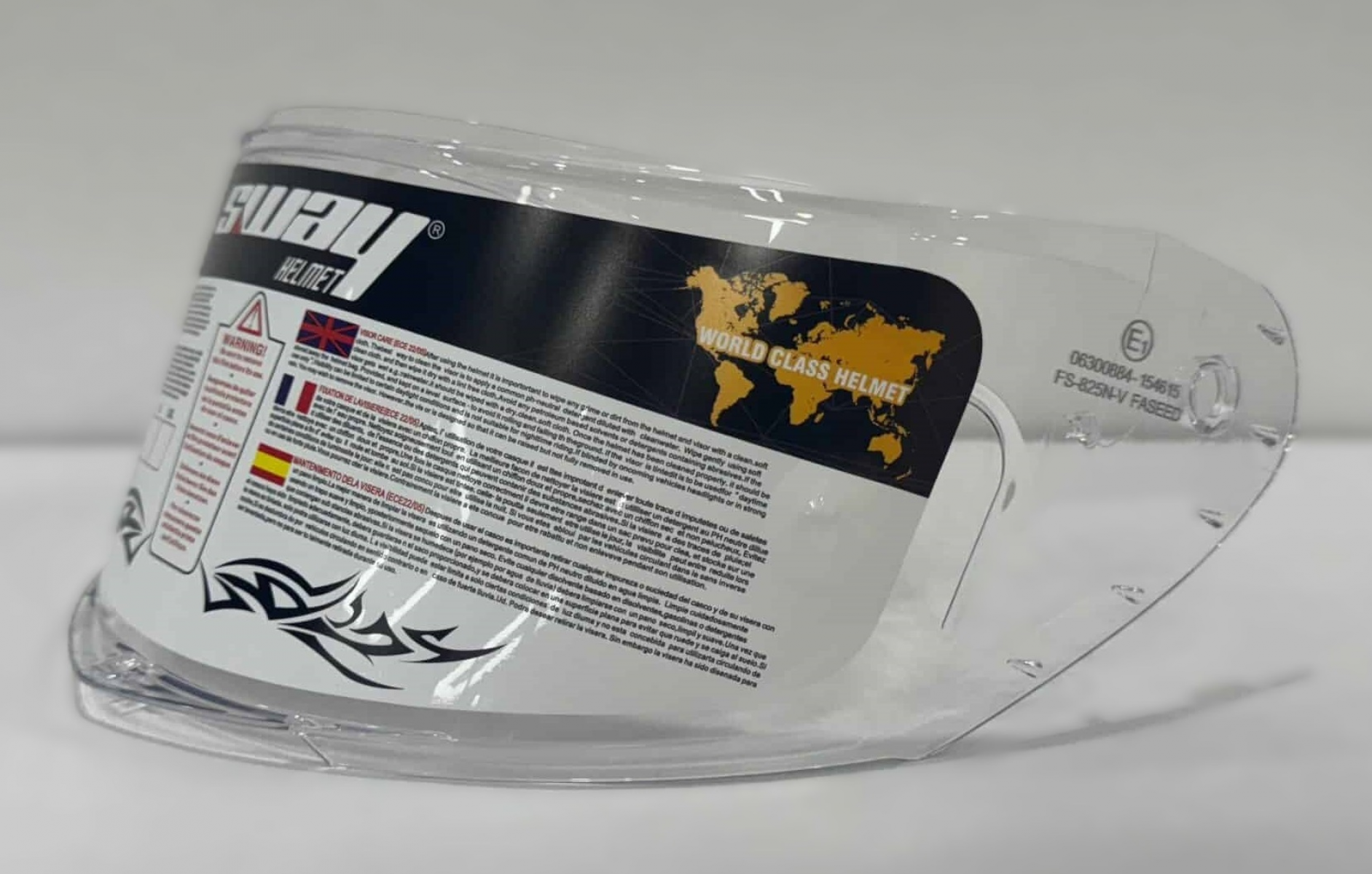 Sway Sw 865 Şeffaf Kask Camı