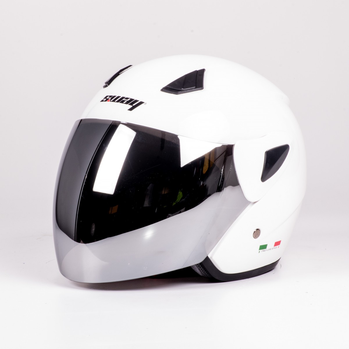 Sway Sw700 Yarım Yazlık Kask Beyaz 2x-large