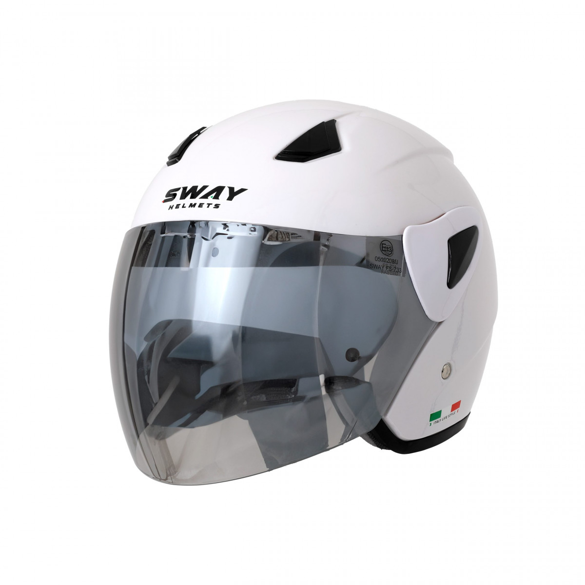 Sway Sw700 Yarım Yazlık Kask Beyaz