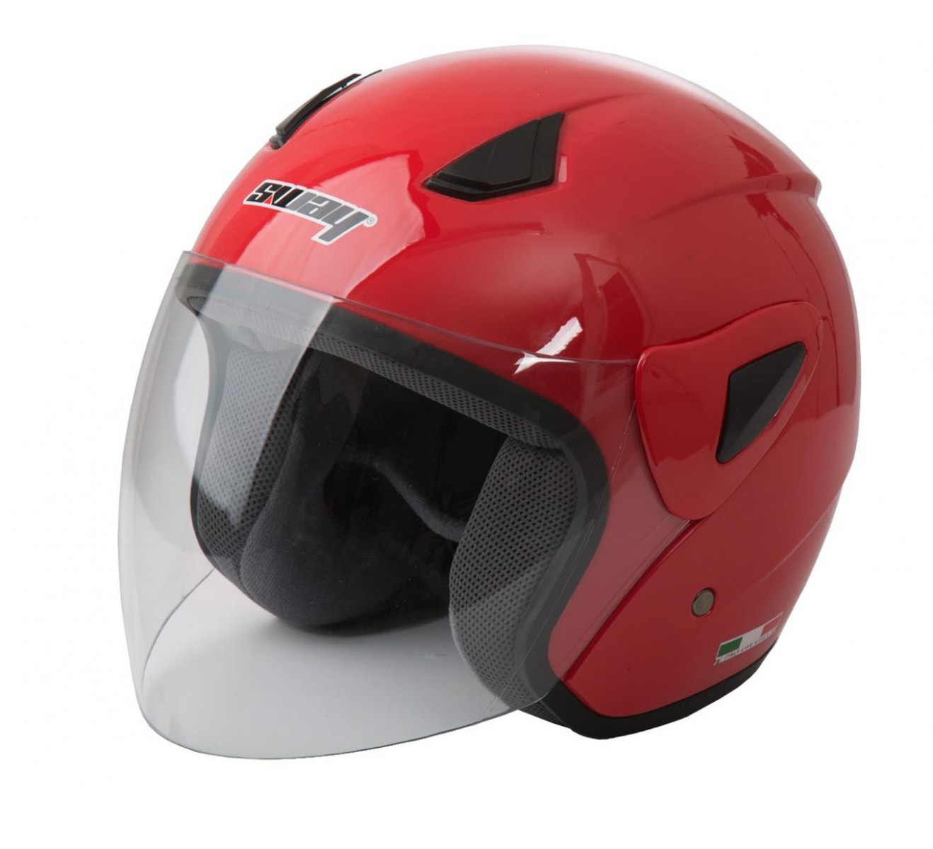Sway Sw700 Yarım Yazlık Kask Kırmızı Large