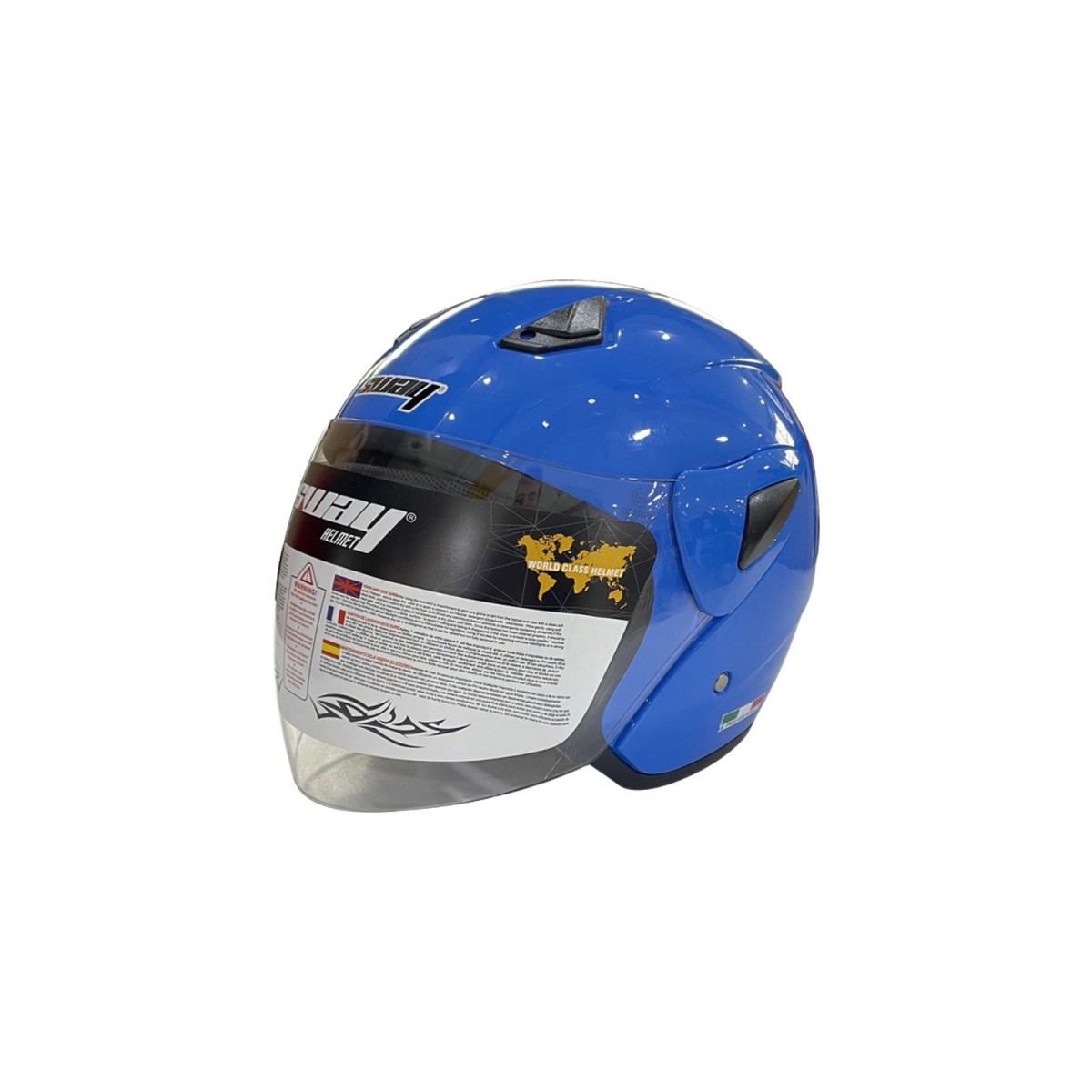 Sway Sw700 Yarım Yazlık Kask Mavi Medıum