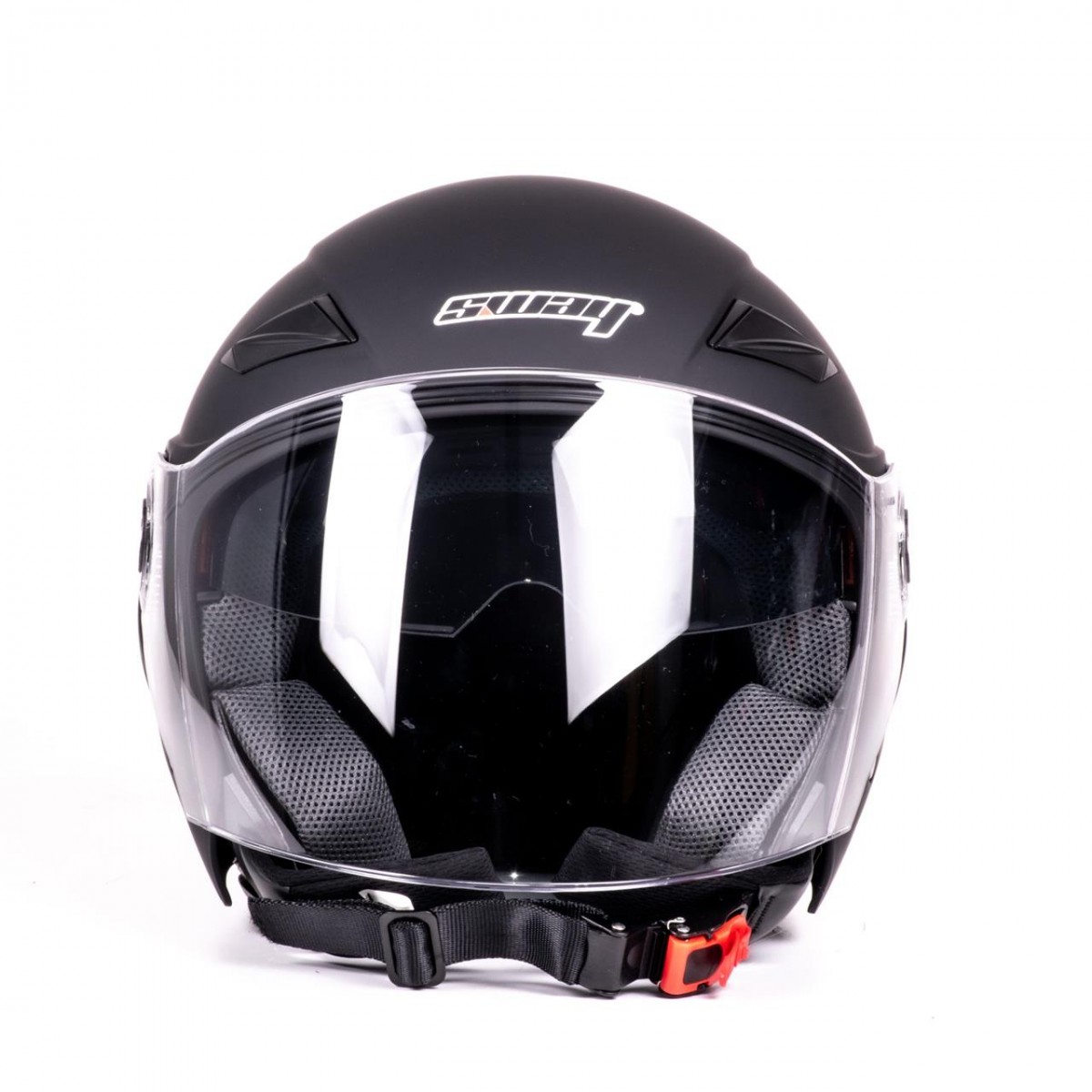 Sway Sw702b Yarım Yazlık Kask Mat Siyah Medıum