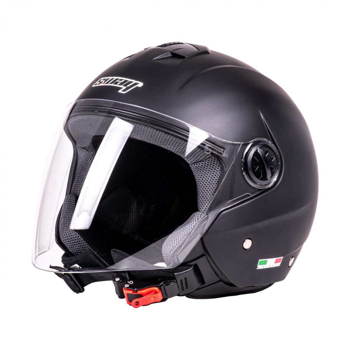 Sway Sw715 Yarım Yazlık Kask Mat Siyah Medıum