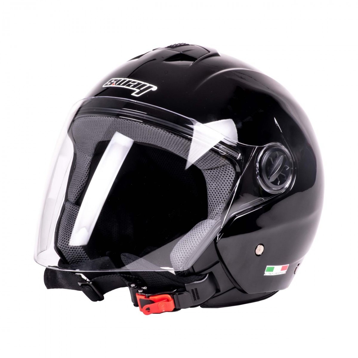 Sway Sw715 Yarım Yazlık Kask Siyah Large