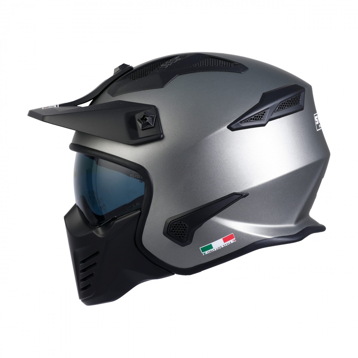 Sway Sw726x Modüler Kask Tokyo Mat Tıtanıum X-SMALL