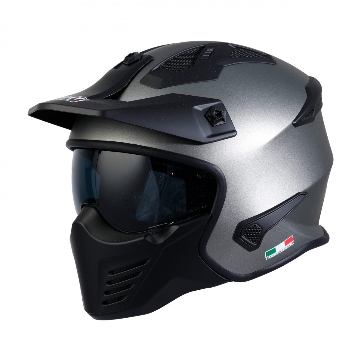 Sway Sw726x Modüler Kask Tokyo Mat Tıtanıum X-SMALL