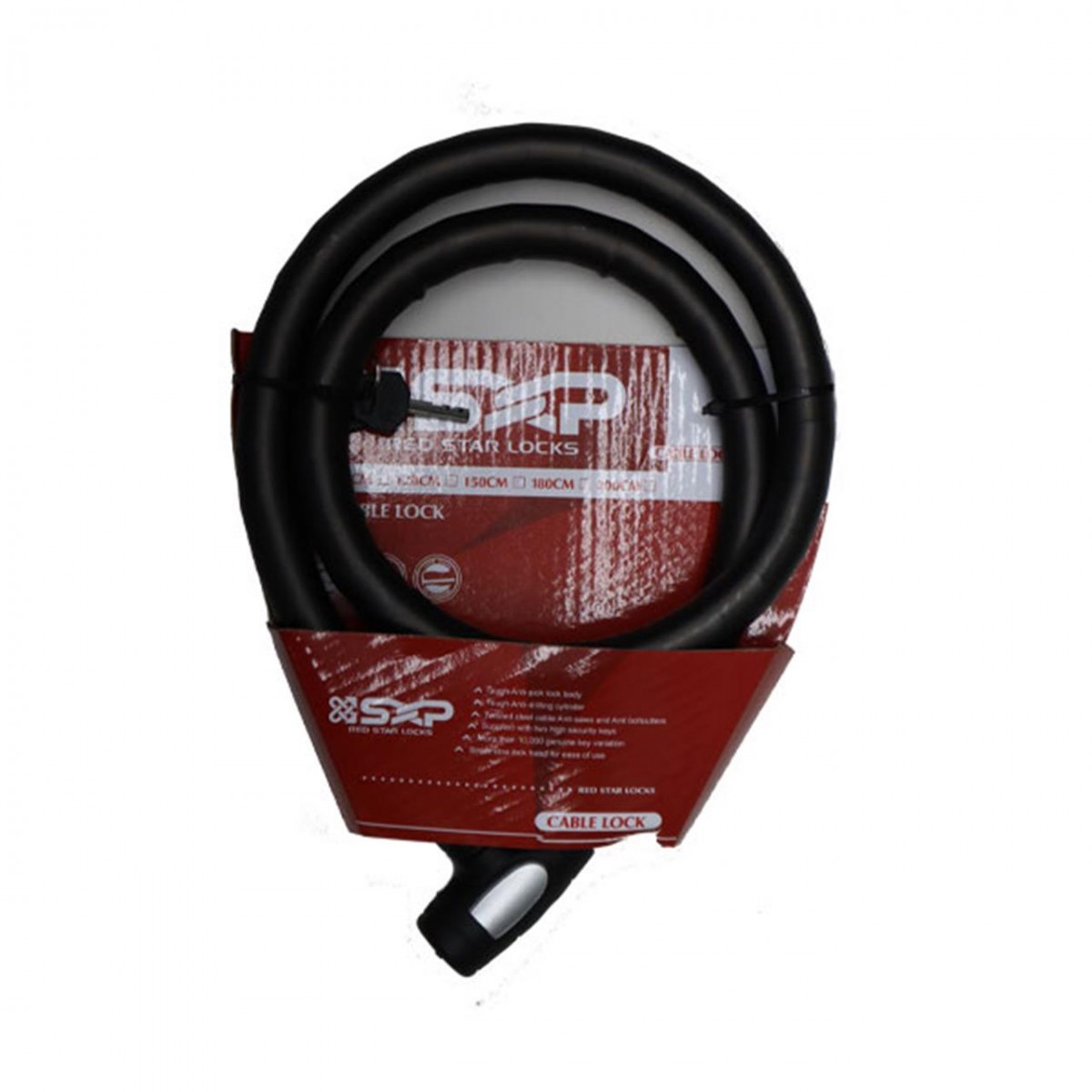 Sxp Halat Kablo Kilit 150cm (20mb-j)