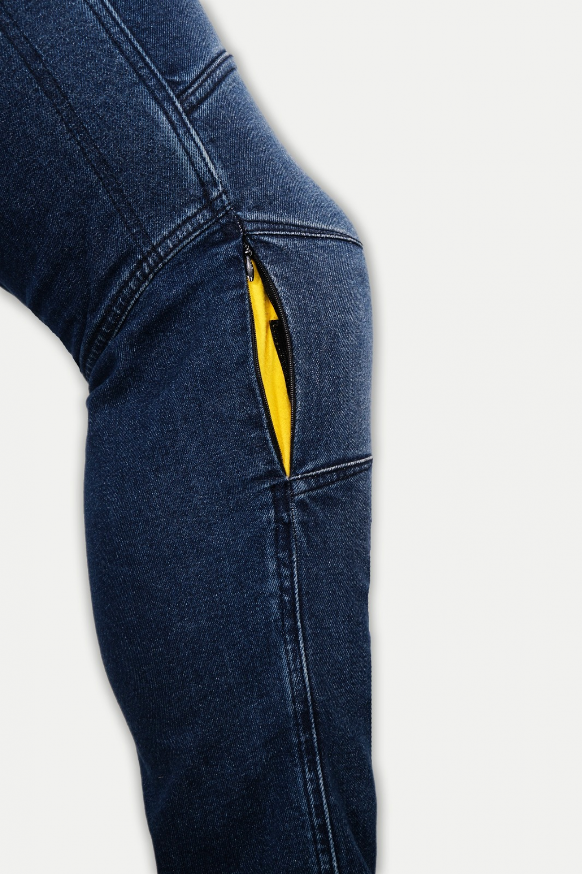 Thorr Thunder Motosiklet Korumalı Kot Pantolonu Blue Jeans