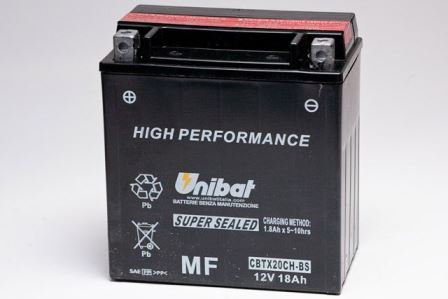Unıbat Akü Cbtx20ch-bs 12v18ah Xlv 1000 Varadero Kawasakı Vn 1500 1600 1700 Suzukı Vz 1500 1600 Intruder 1800