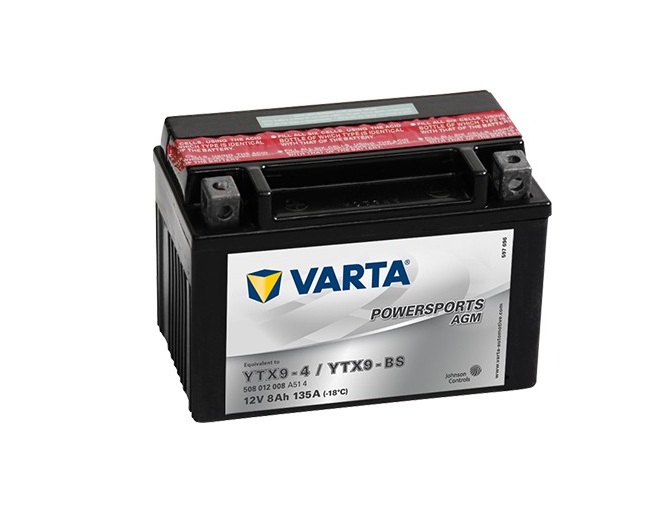 Varta Akü  Ytx9 Sla Fa 12v8ah Inazuma Mt-03 Xmax 250-400 Sym Gts 250i Joyrıde 200 Burgman Uh-200 An-400 Lıke-200