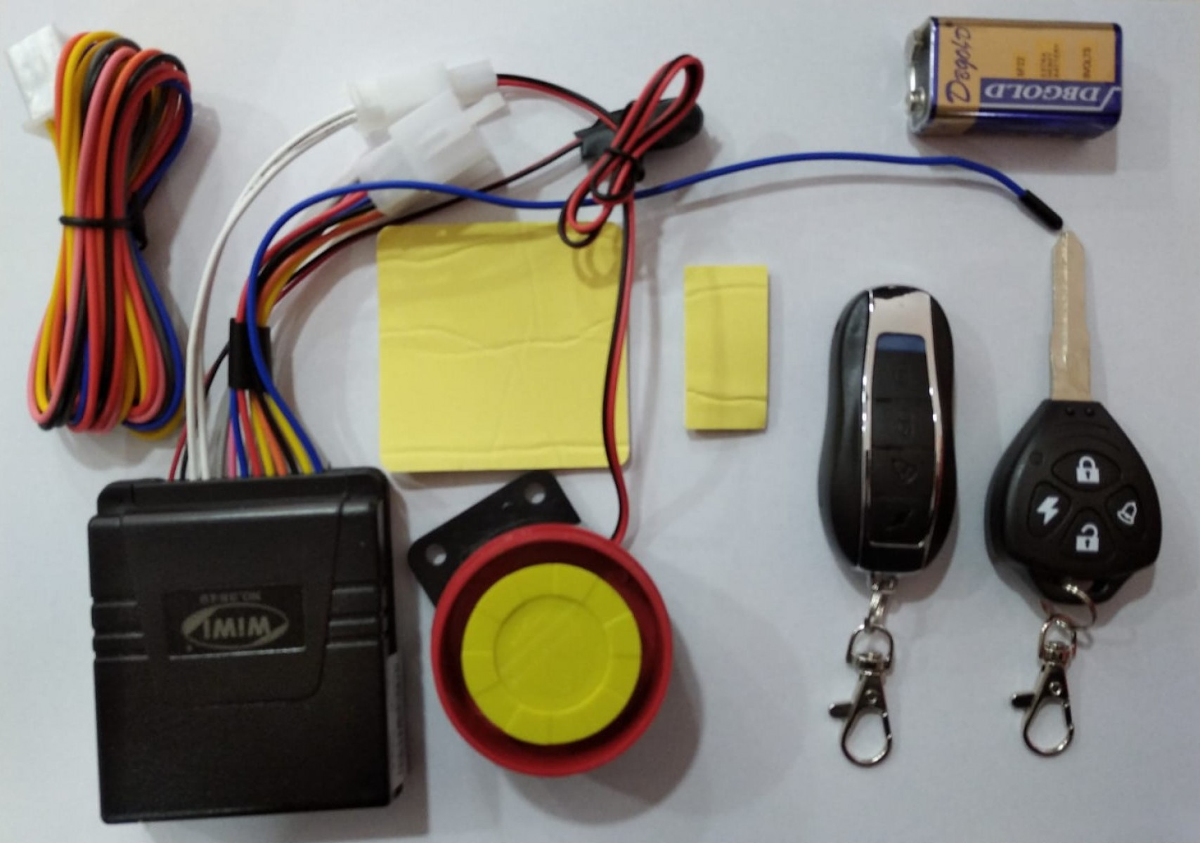 Wiwi Alarm Pilli Ve Kablolu İki Kumandalı 125 Db