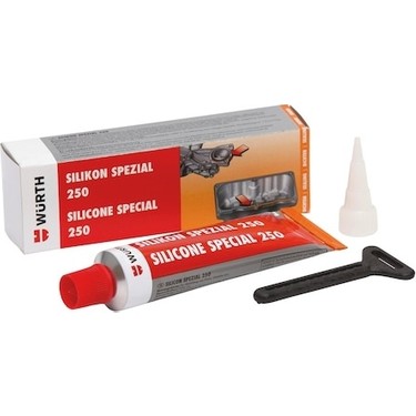 Würth Silikon Sıvı Conta Siyah 70ml 250 Dereceye Kadar