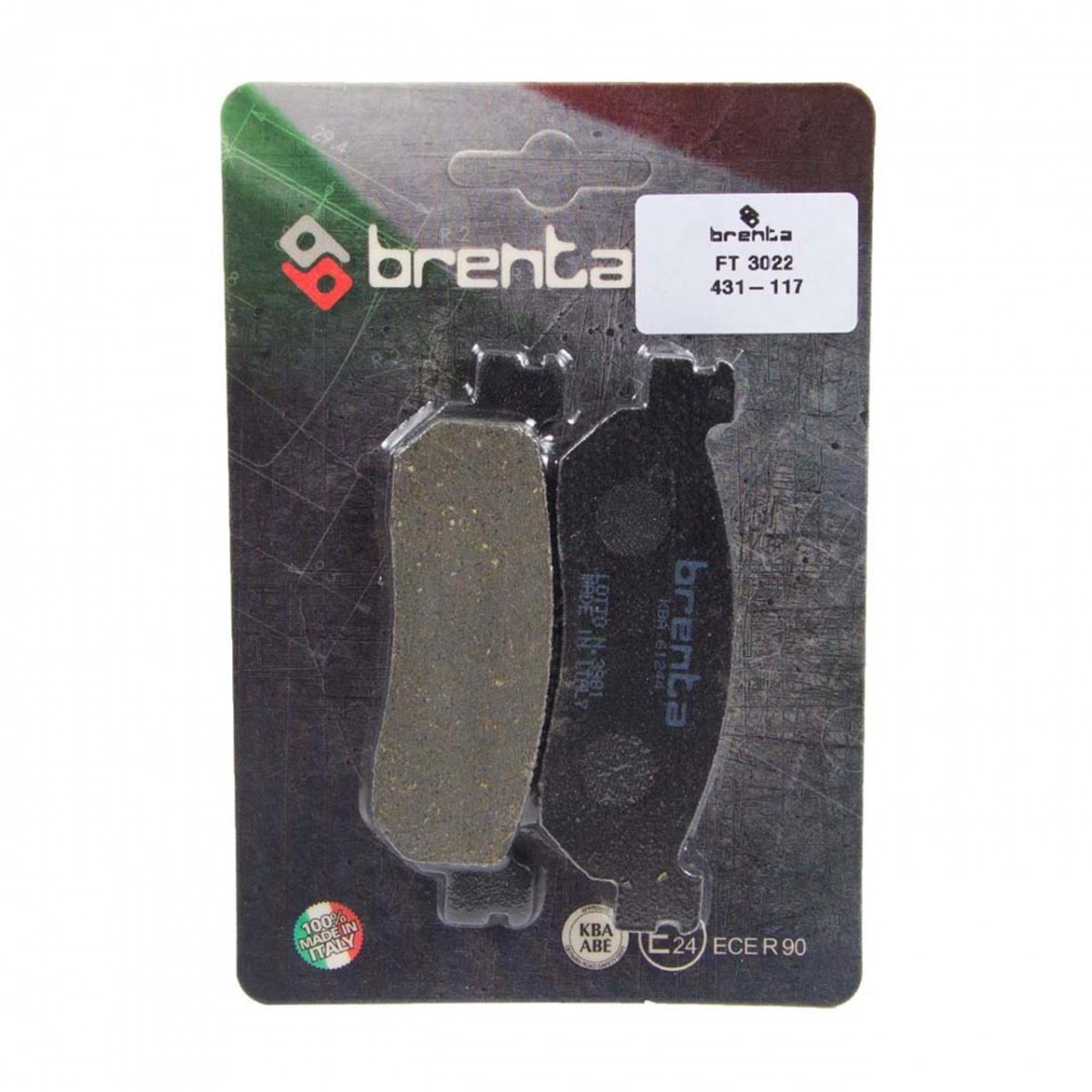 Yamaha Yp Majesty Dx/abs 250cc 99-14 Arka Fren Balatası Brenta Organik