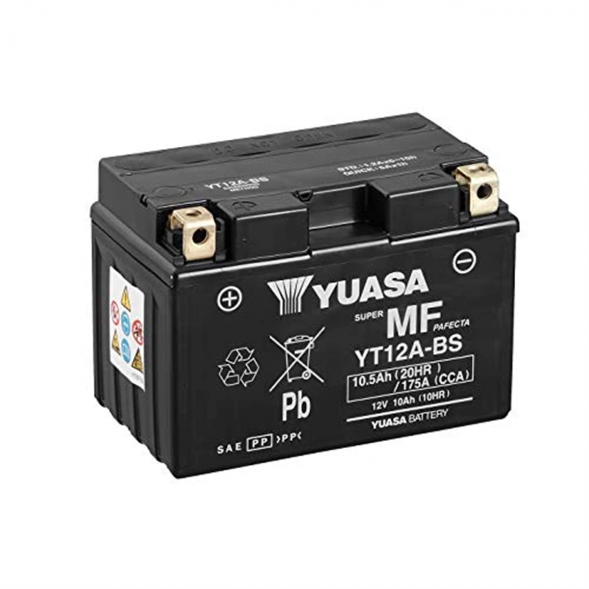 Yuasa Akü Yt12a-bs 12v10ah175a Sym Joyrıde 250i Suzukı An250 400 Burgman Gsr750 Gsx-r 750 1000 1300 Hayabusa Sym Cruisym 250