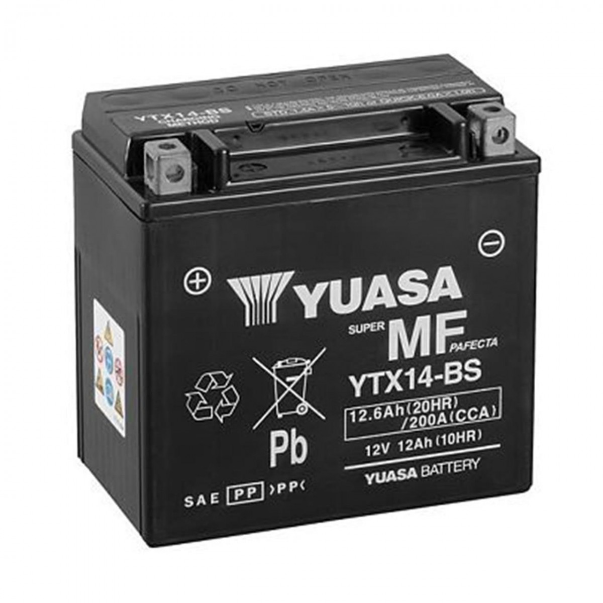 Yuasa Akü Ytx14-bs 12v12ah200a Bmw F650 F700 F800 Gs K1300r K1300s Suzukı Dl1000 Vespa Gts 250 300