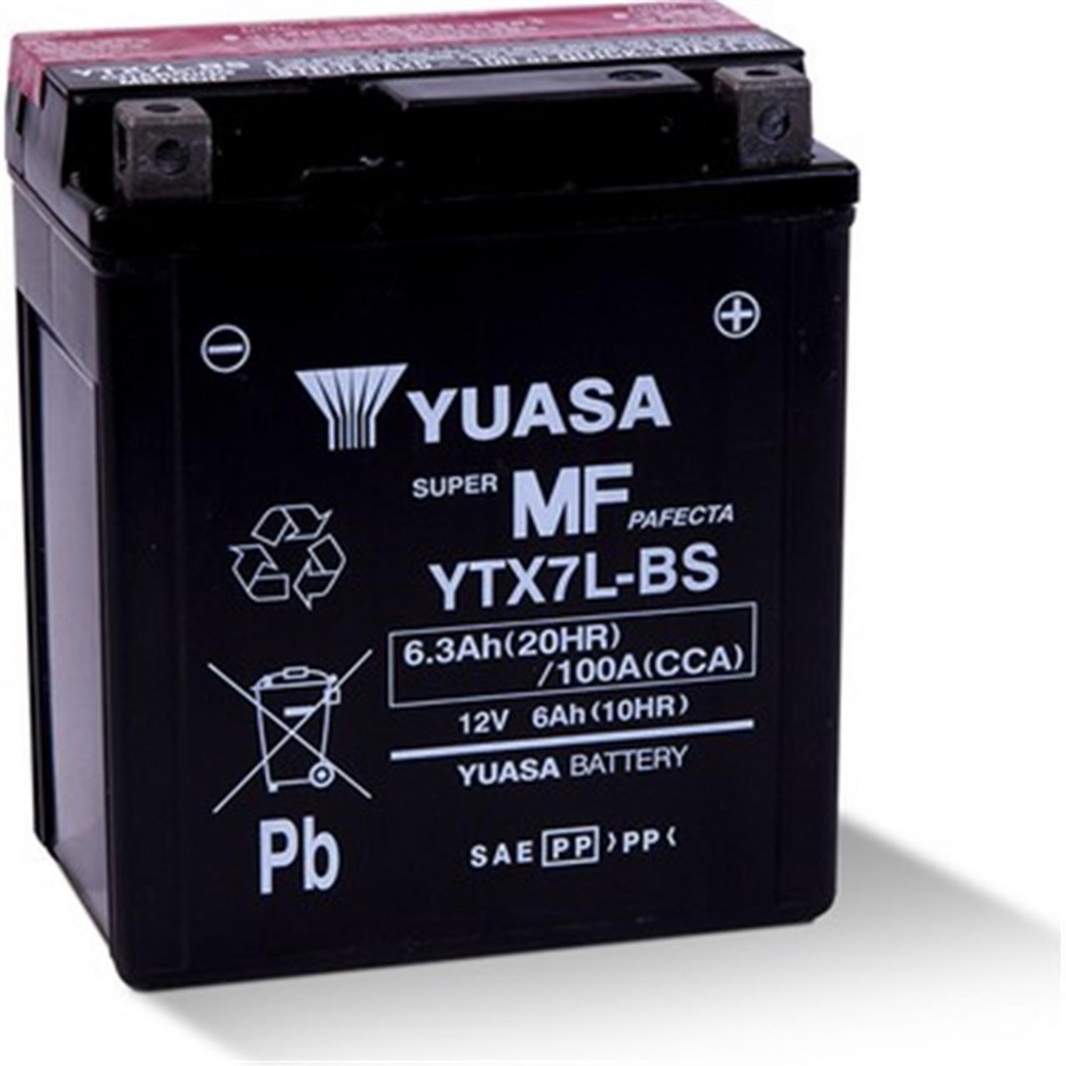 Yuasa Akü Ytx7l-bs 12v6ah100a Yamaha Yzf-r25 Ybr125 Honda Spacy Cbf150 Cbr250r Crf250l Pulsar 150ns