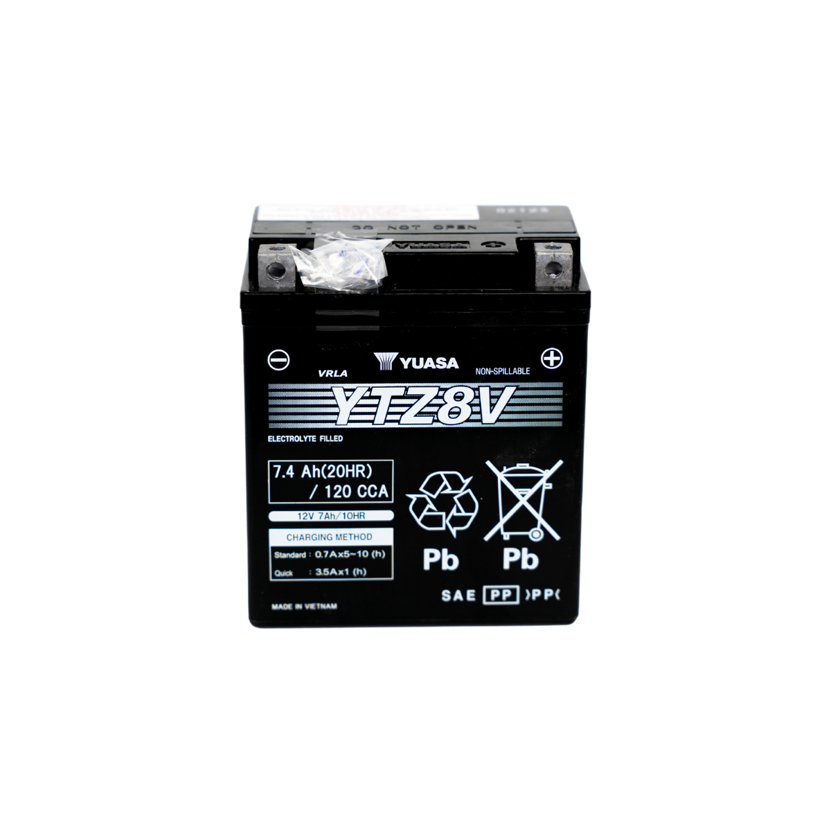 Yuasa Akü Ytz8v Sla Kuru 12v7ah Mt25 Nmax125 155 Pcx125 150 Cbr 1000rr Trıcıty 125 155 X-max 2018